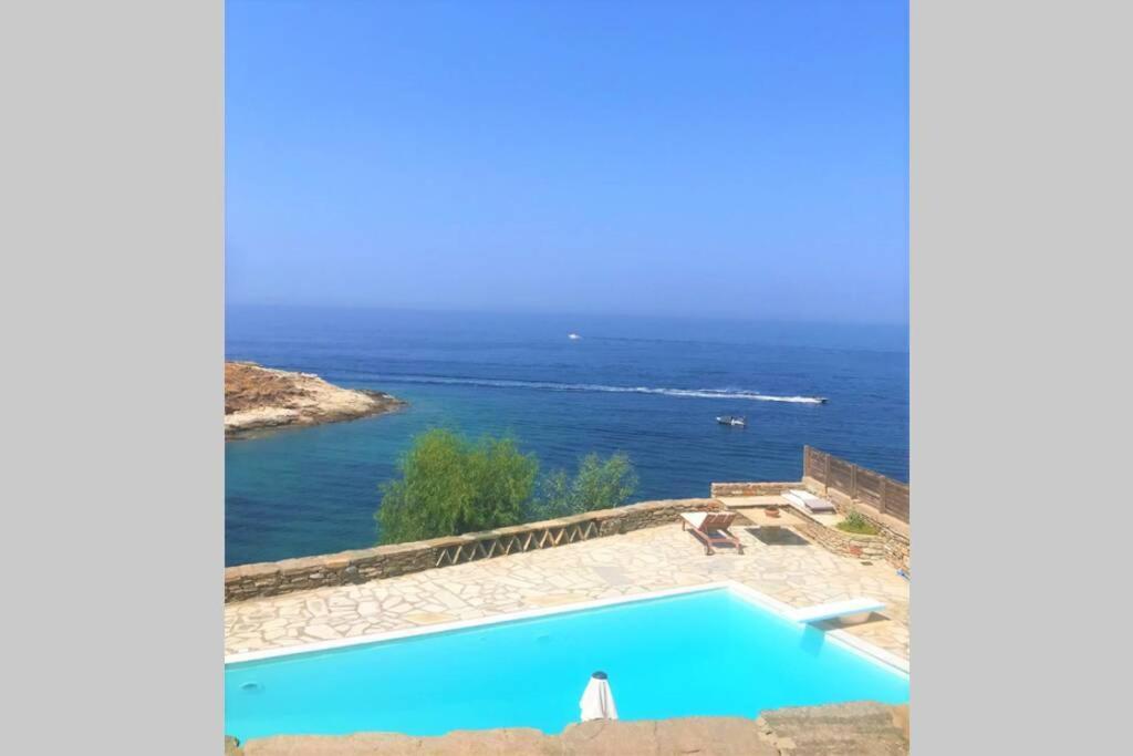 Sunset Villa With Swimming Pool At Tzia Ligia  Eksteriør bilde