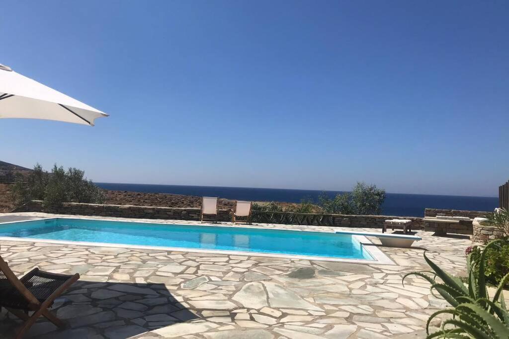 Sunset Villa With Swimming Pool At Tzia Ligia  Eksteriør bilde