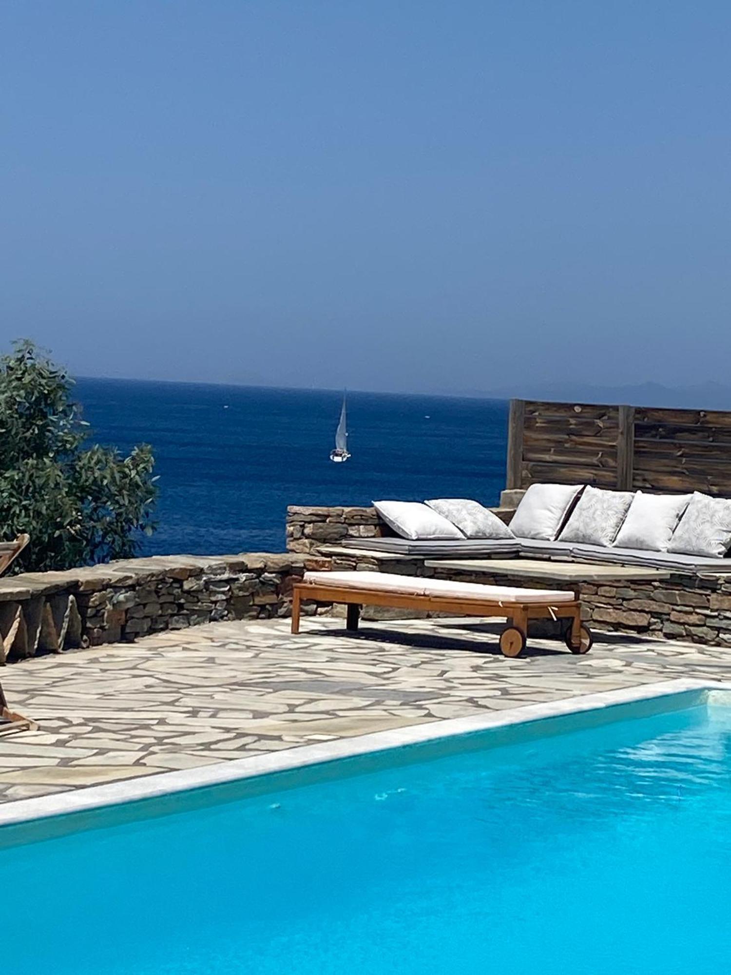 Sunset Villa With Swimming Pool At Tzia Ligia  Eksteriør bilde